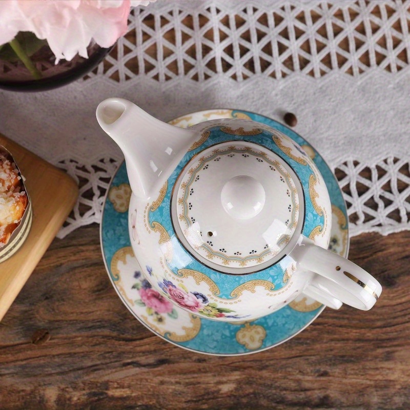   english porcelain tea for   floral teapot with cup   cup and saucer set Product details 6