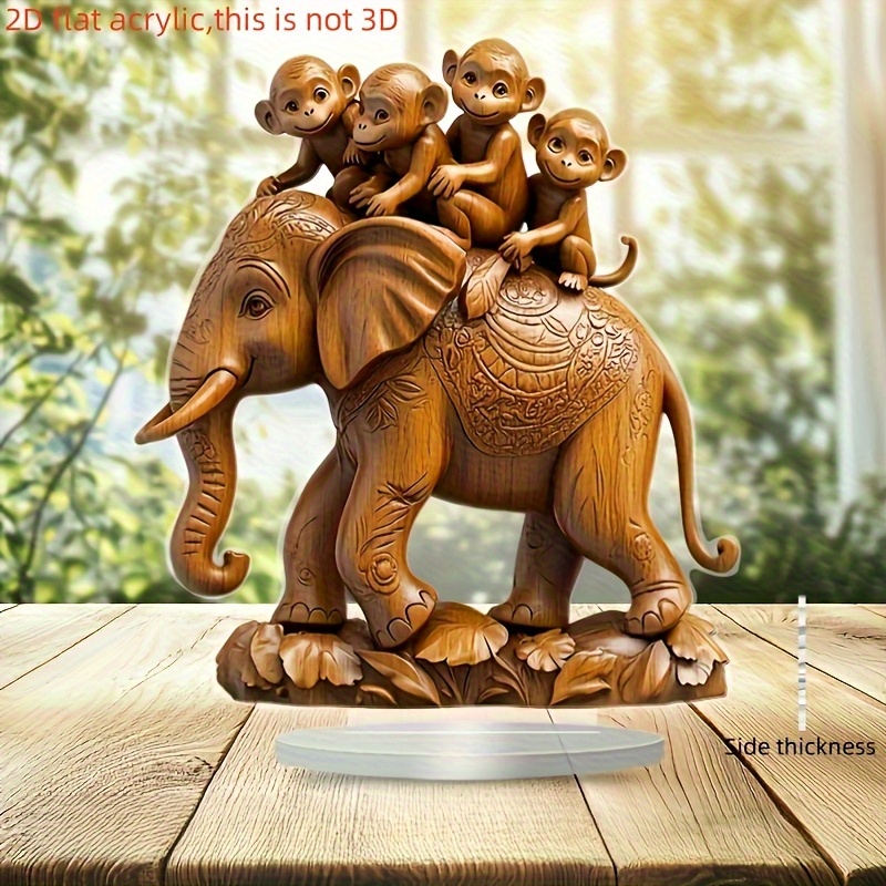 AIYING Chat/Éléphant/Lapin/Chien, Créatif Figurine Animale En