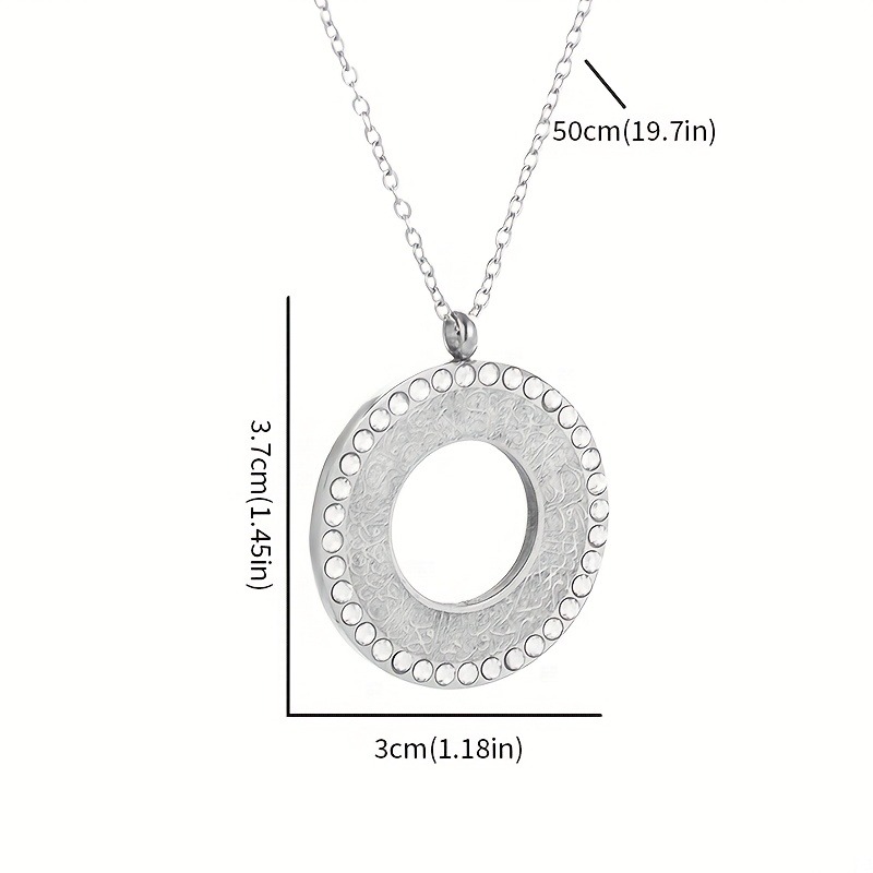 Women's Ayatul Kursi Pendant Necklace, Islamic Scripture Gift