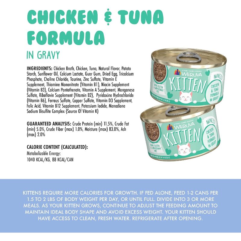 safematerial high quality kitten, chicken tuna   gravy,   oz can pack of 12 pet   Product details 4