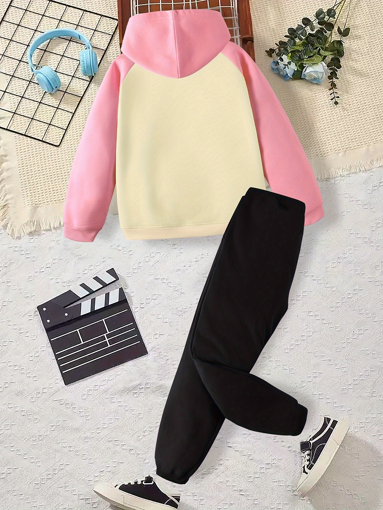 Pastel Cute Aesthetic Boy Outfits Boys' Color Block Crew Neck