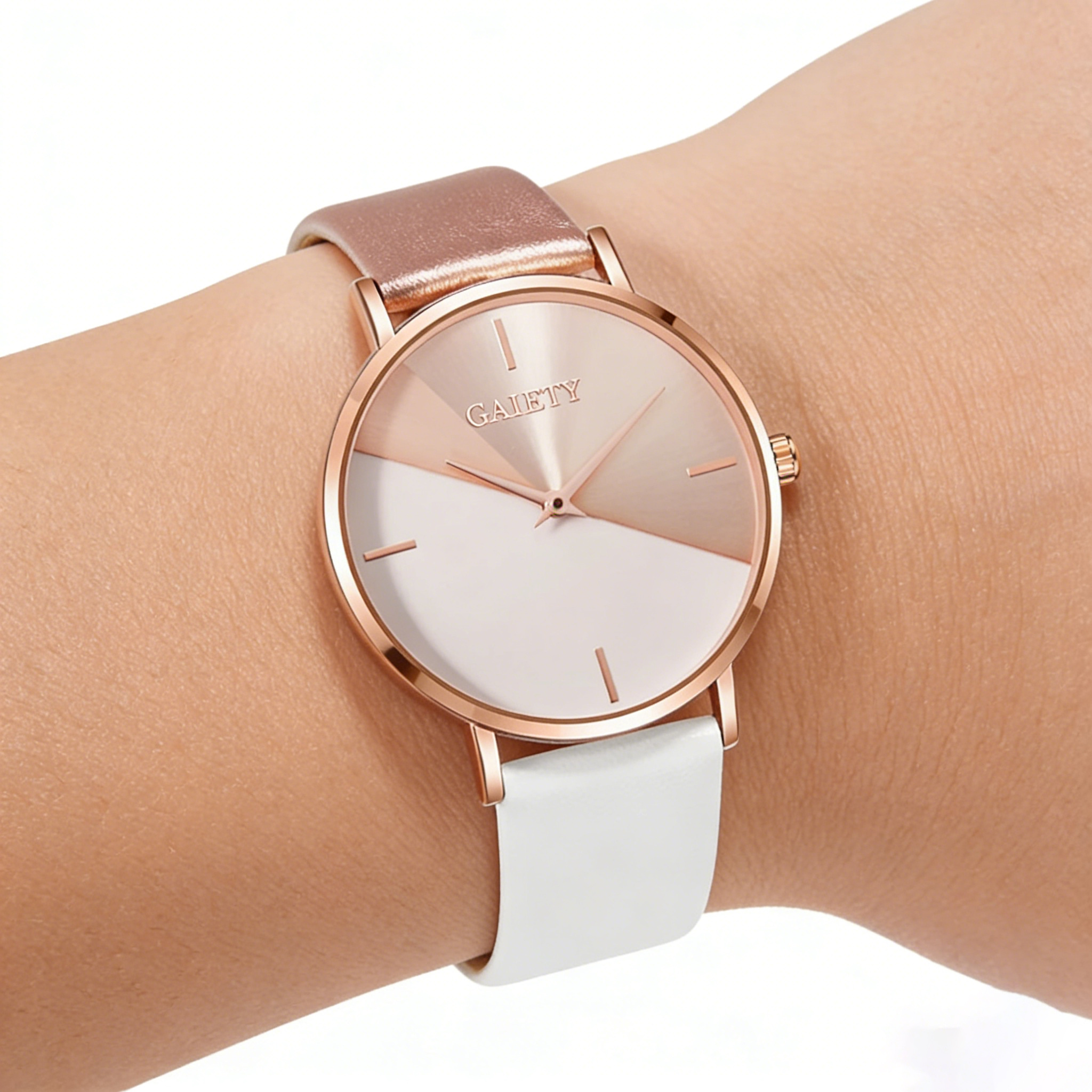 Image of 1pc Minimalist Casual Women's Wristwatch | Niche And High-end Feel, Suitable For Commuting And Dating