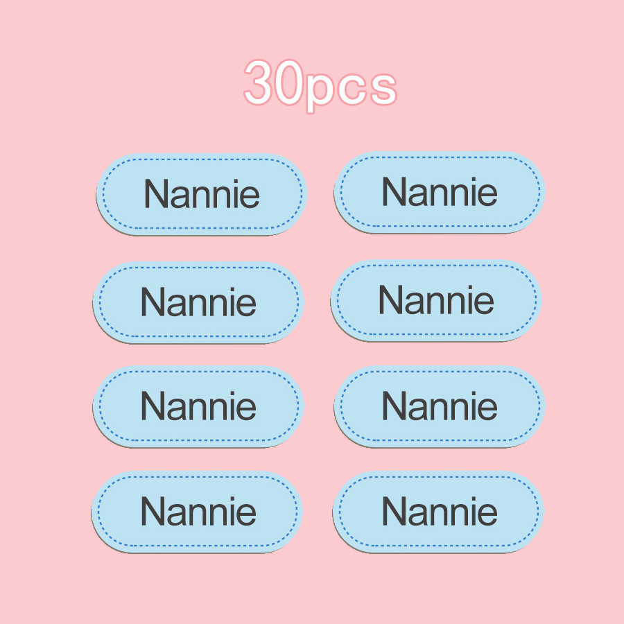 TEMU Custom Ironing Name Stickers, Personalized Name Labels, Clothing, Hats, Shoes, Soft And Comfortable, Sewn And Ironable, Easy To Apply With An