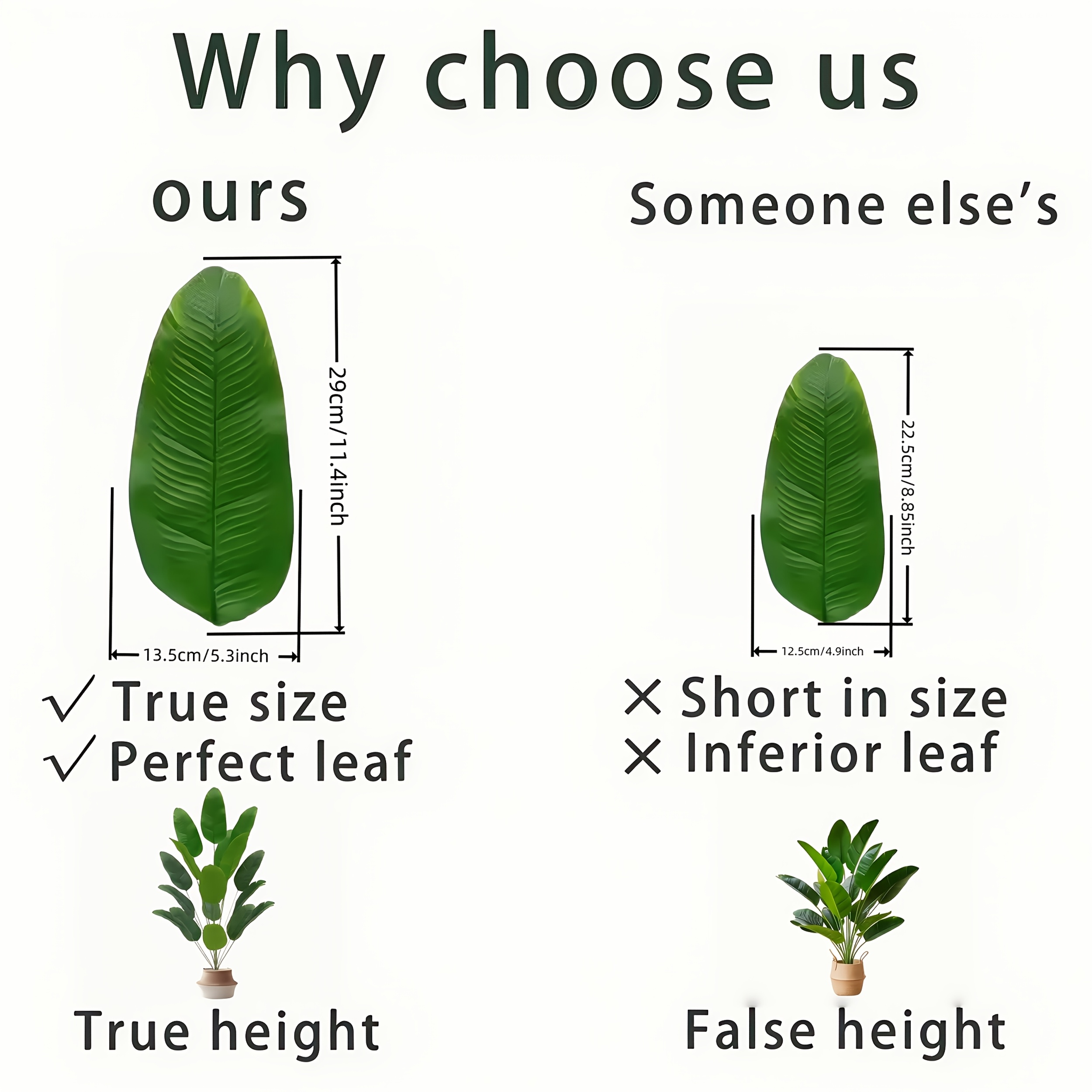 1 Extra-Large Outdoor Artificial Green Plant - Loose Palm Tree for Wedding Garden Modern Decor, Maintenance-Free Four-Season Evergreen Wealth Tree Artificial Plant | Pothos Evergreen Potted Plant, Large Leaf Decorative Tree for Home and Office