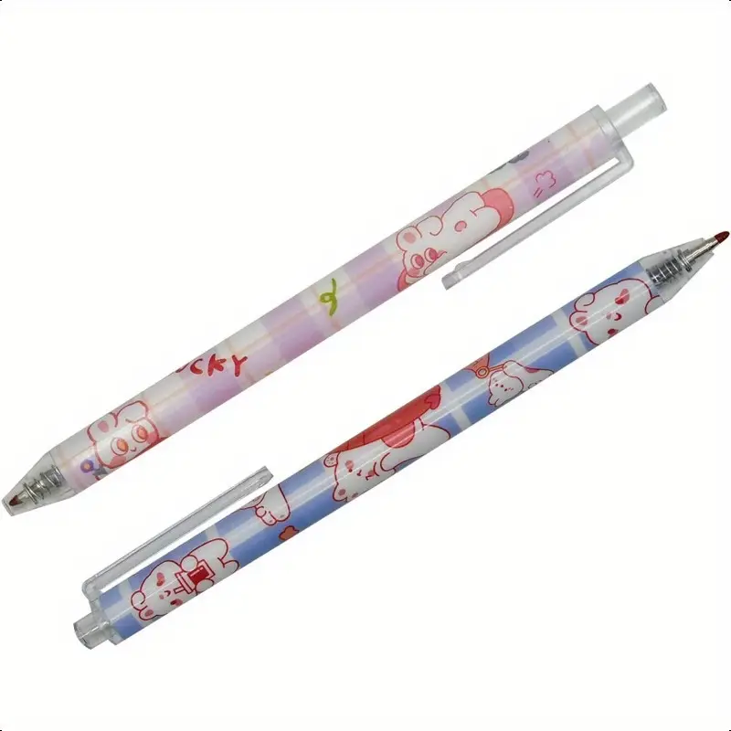 12pcs rabbits carrots gel pen cute cartoon pens retractable printing pen black ink for students ply, ink gel pens, cute pens bulk, needle tip pens, fancy pen, school pens, note taking pens, retractable gel pens, retractable pen, bulk gel pens, aesthetic, fancy , smooth ink flow, precise needle tip, students school supplies Product details 6