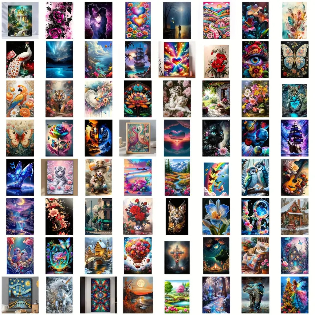 diamond painting kits sold on Temu United States