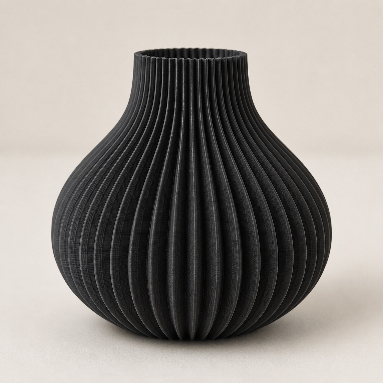 TEMU 1pc Decorative Vase In , Modern Vertical-texture Vase, Suitable For Fresh Or Dried Flowers, Minimalist Home Desktop Ornament, Living Room,