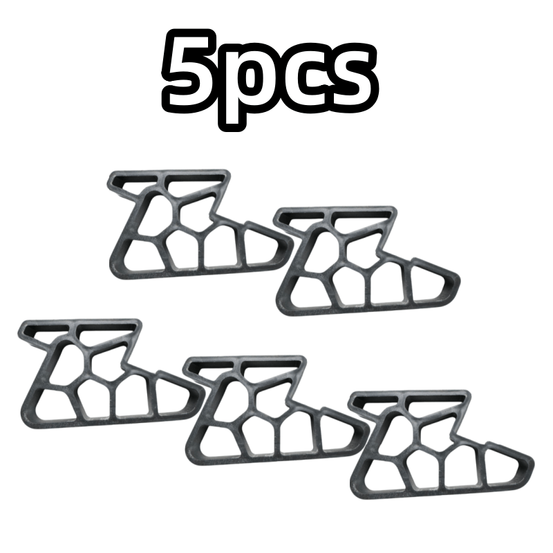 TEMU 5pcs Door Window Stops - Window Stoppers, Sturdy Plastic Anti-collision And Buffer Strip And Rail Lock Set, Preventing Window Movement, Suitable
