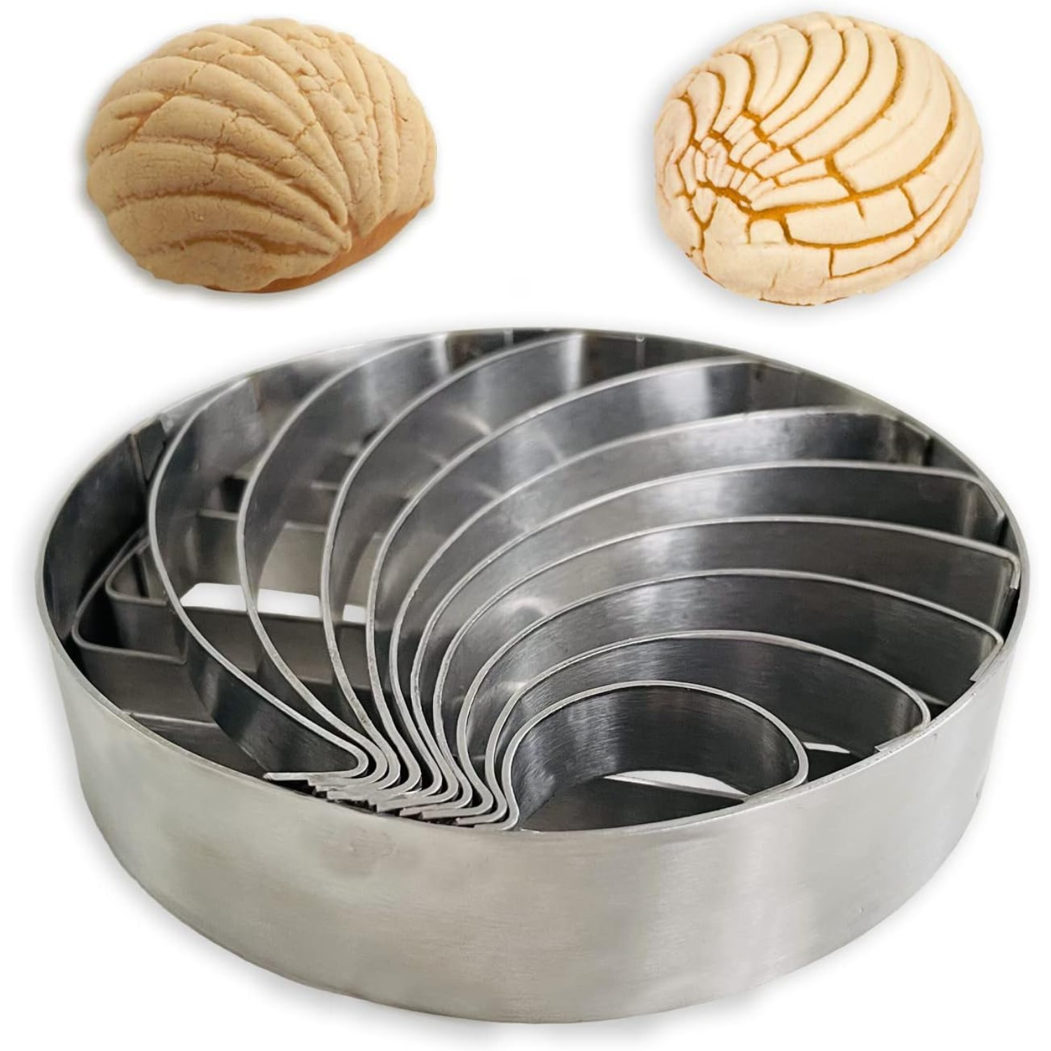 

Stainless Steel Cutter - 4.1" Dual-sided Bread Mold For , Mexican Baking Tool