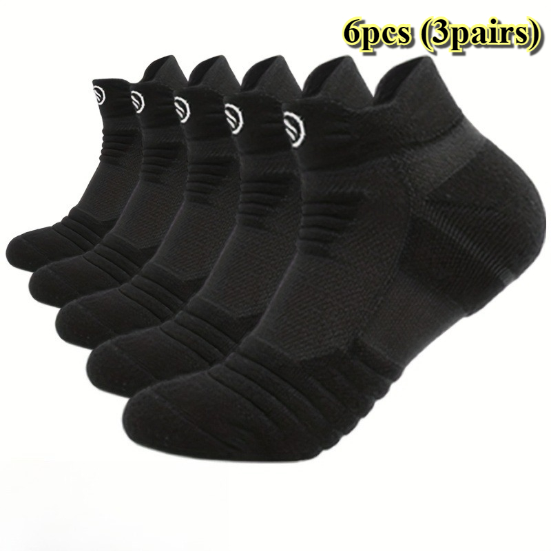 TEMU Lot de 6 (3 paires) de chaussettes unisexes à la cheville pour homme et femme pour /automne - Douces et respirantes, adaptées , , les tenues