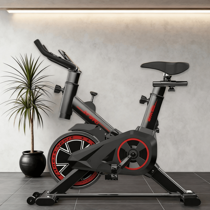 Silent Premium Spin Bike! Gift Edition, the Top -Burning Choice for Office Workers and Home Use: This Spin Bike Is an Incredibly Thoughtful Gift for Both Men and Women, an Essential Exercise Pedal Fitness Equipment for Office Workers! It Allows You