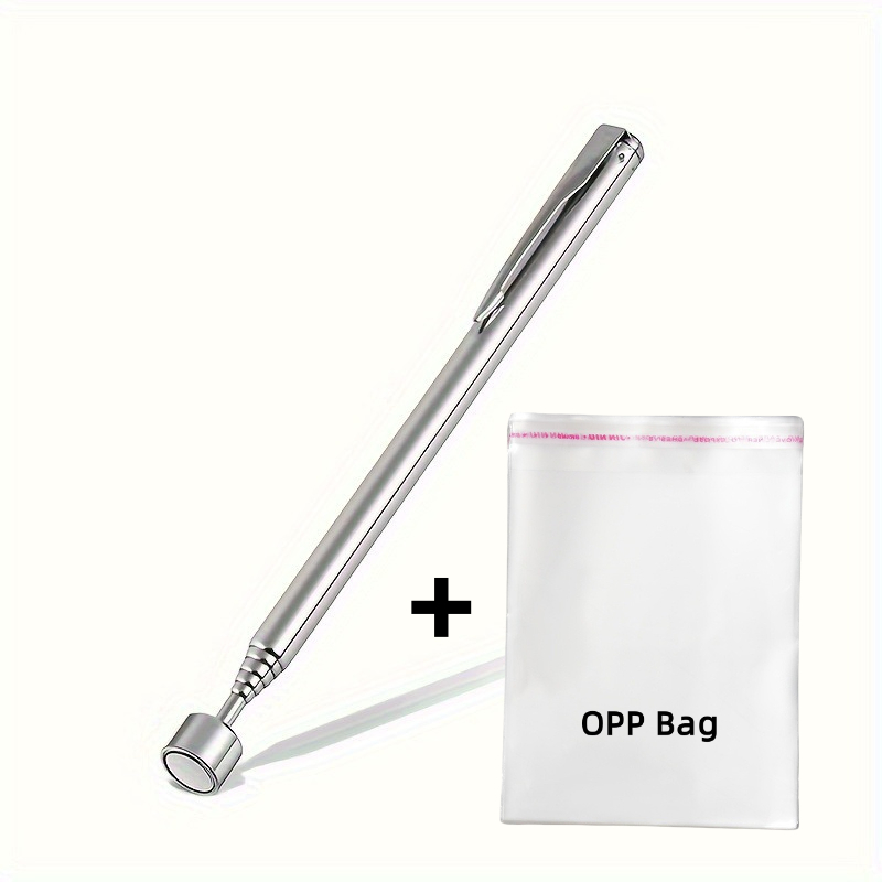 TEMU 3-in-1 Heavy-duty Magnetic Grabber Tool - Extendable Telescopic Magnetic Pickup With Non-slip Grip & Magnetic Tip, No Battery/power Required,