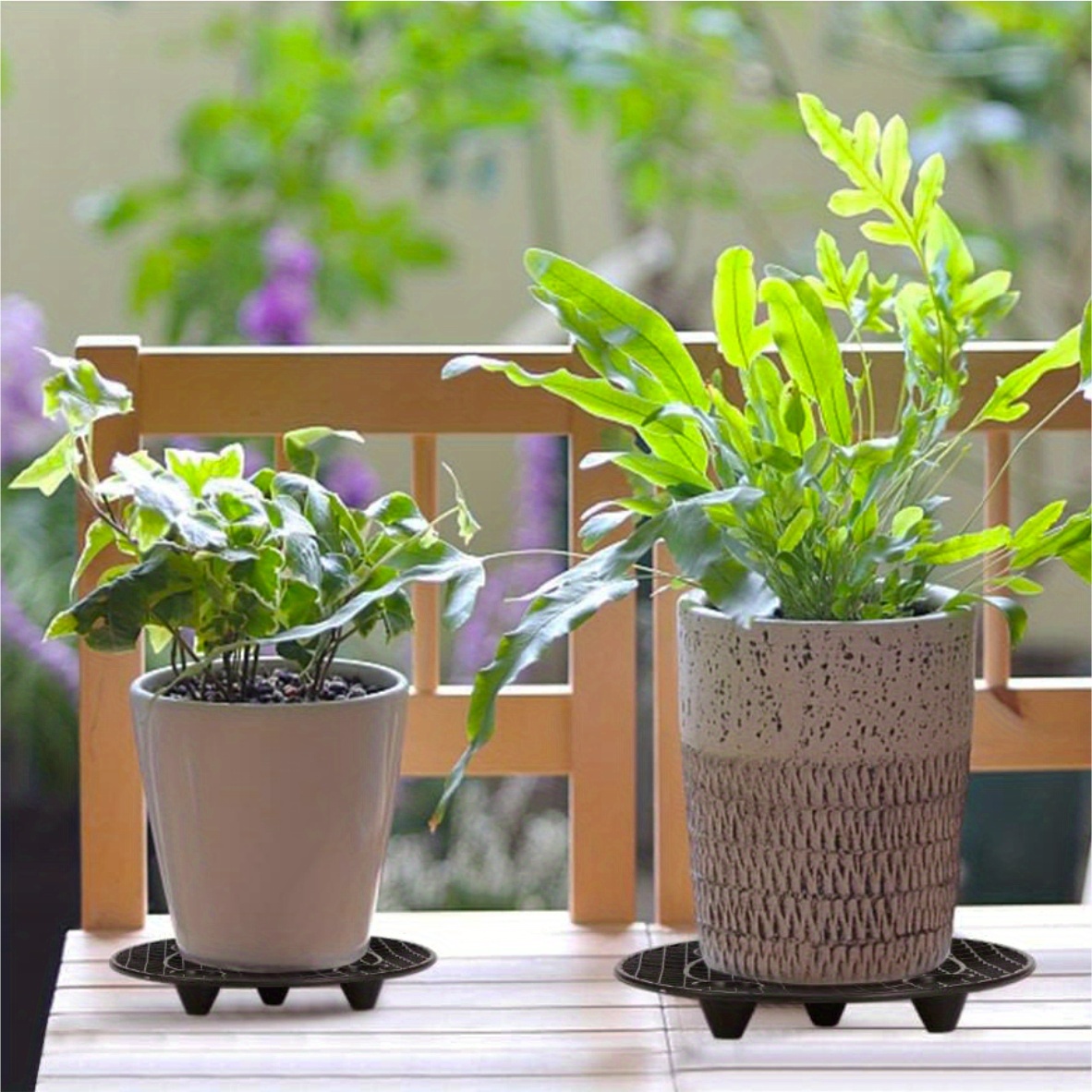 6x plant level pot elevator heavy duty plant stands 20 30cm plant pot saucer details 4