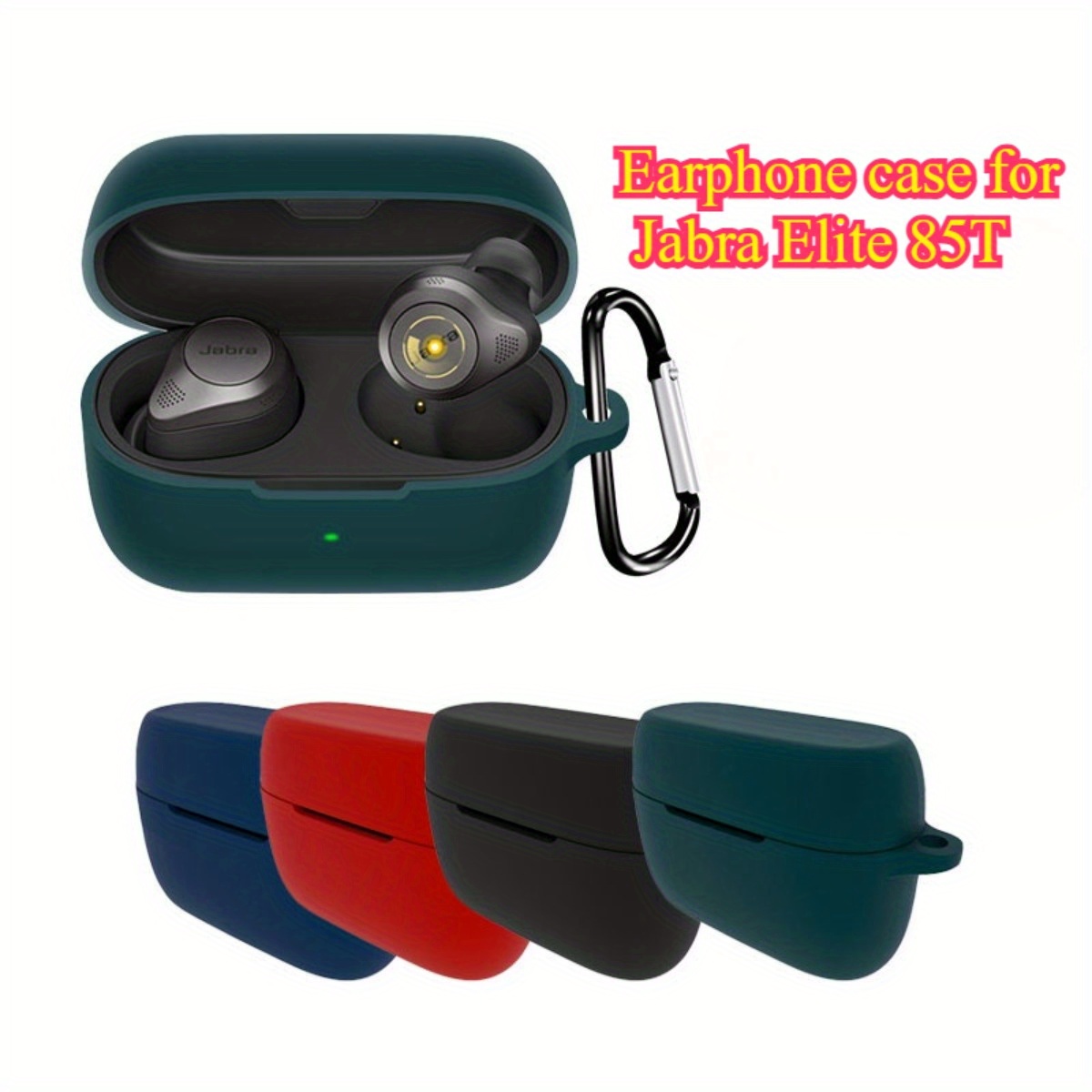 Jabra elite 85t シリコンカバー付き Amazon | Jabra Elite 85t用シリコンケース、キーホルダー付き落下防止