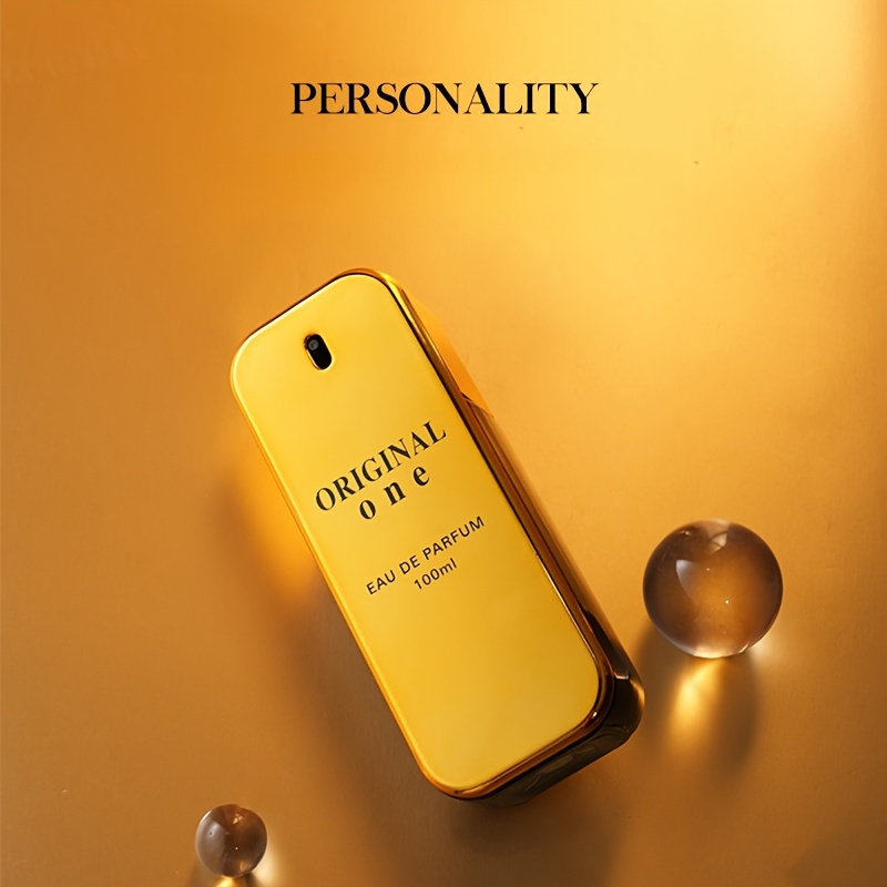 Original One Men’s Eau de Parfum - 3.53oz Alcohol-Free Floral Scent, Long-Lasting Freshness, Compact Bottle for Dates, Birthdays & Holiday Gifts, Ideal for Valentine’s Day, Christmas, Halloween & Parties, Party Fragrance | Elegant Fragrance Design | Decorative Pattern Box