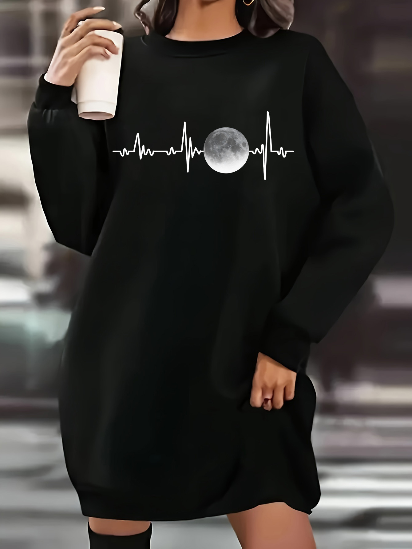 chinese dress ladies Women's Organic Sweatshirt Dress