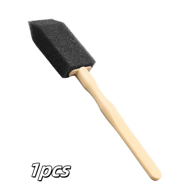 2pcs Car Air Conditioning Outlet Cleaning Brushes | Plastic Wiping Brushes For Interior Dusting, Sponge And Grille Cleaning Tools