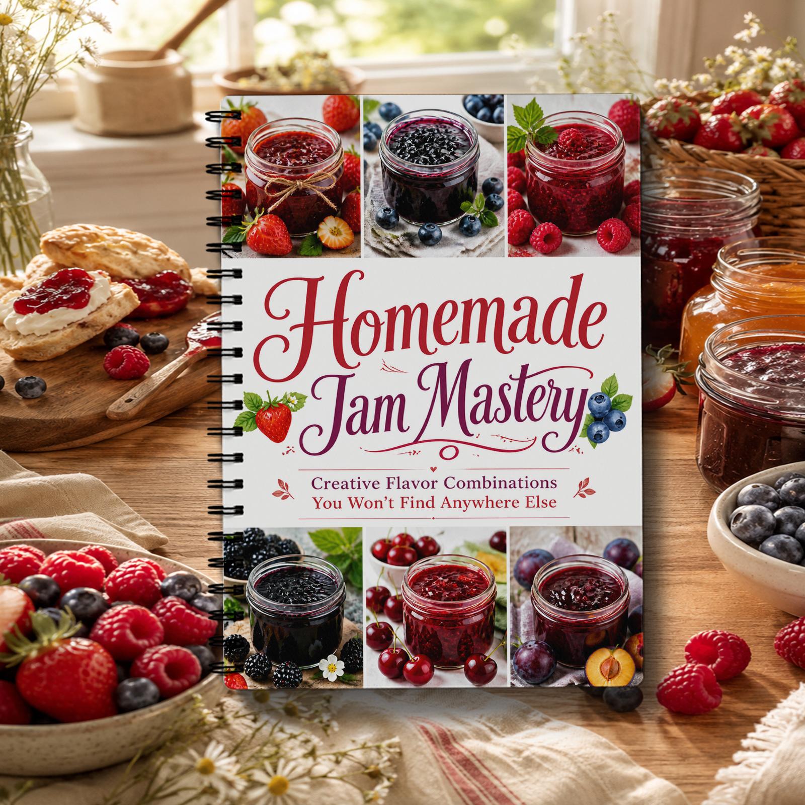 TEMU Minimalist Homemade Jam Journal & Manual - Portable Jam-making Planner Book With Pages & Preservation Log Suitable For Moms, Bakers, - Gift For