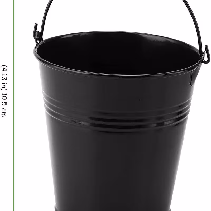 15pcs pack mini galvanized metal buckets with handle rust resistant small buckets suitable for snack portable containers ideal for parties crafts travel decorative use Product details 1