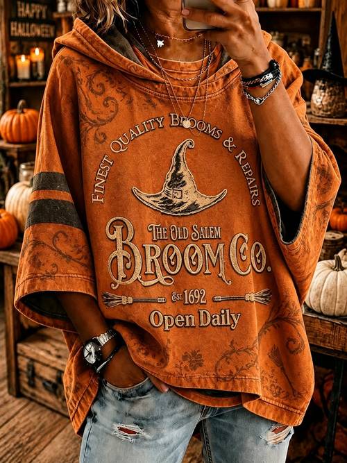 for halloween womens hooded sweatshirt womens 3 printed 7 inch sleeve sweatshirt suitable for halloween daily wear best gift for wives and