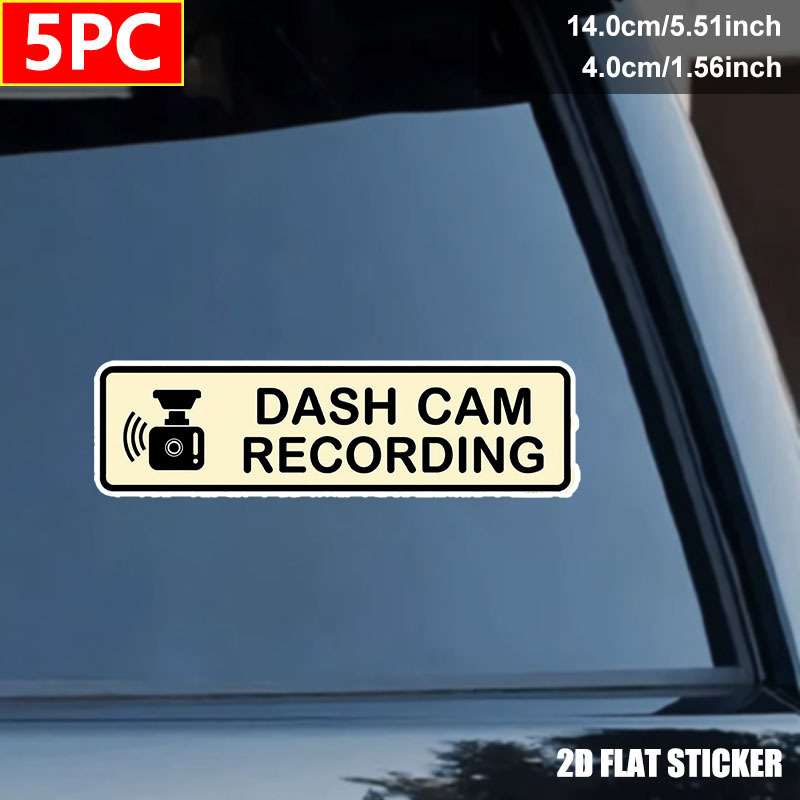 Car Window Sticker Recorder Logo: Boost Brand Visibility Instantly