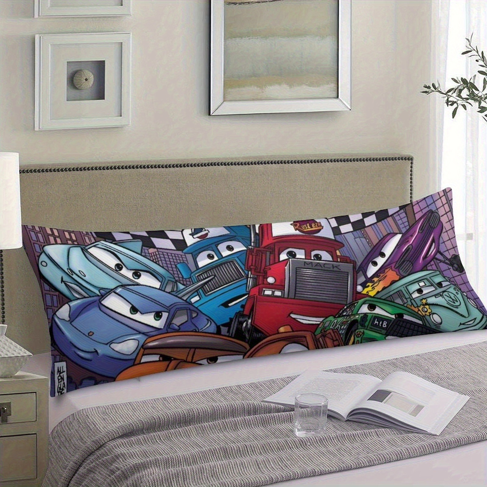   cars   body pillow cover double sided printed 50 8x137 16cm soft microfiber bed pillowcase with zipper closure machine washable for bedroom sofa couch decor   design comfortable decorative pillows for bed   room decor zipper pillowcase durable pillowcase Product details 0