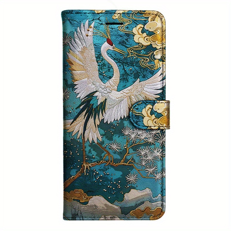 TEMU Phone Case: Bird Flip Wallet Case For S8 S9 S10 M10 A30s A50s Note 10 20 A10s A20s A51 A71 S20 A11 A31 S20 S21 A42 A12 A16 A32 A52s A72 A22 S22
