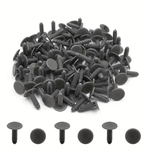 100-Pack SCITOO Nylon Fender Retainer Clips – 01553-09321 Style For Mitsubishi (8mm Hole)