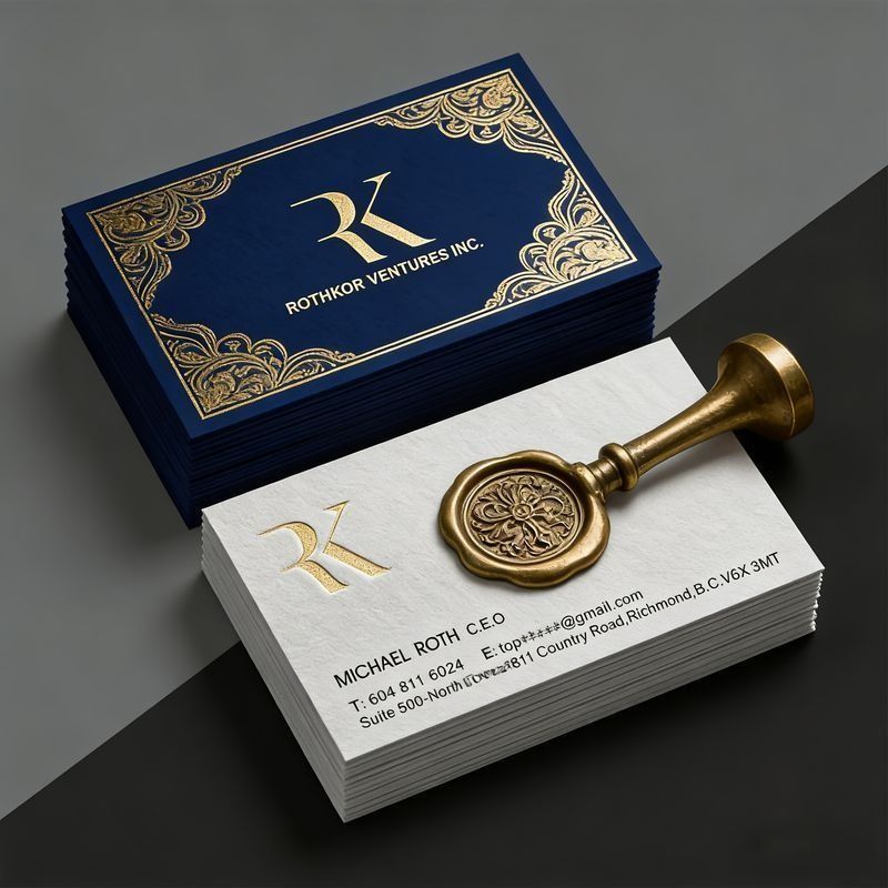 TEMU Custom Business Cards - Luxurious , Professional Thickened Cardstock, Personalized Logo