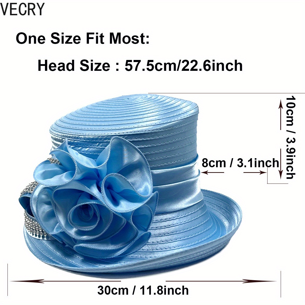ladies fascinator church wedding derby dressy - Temu