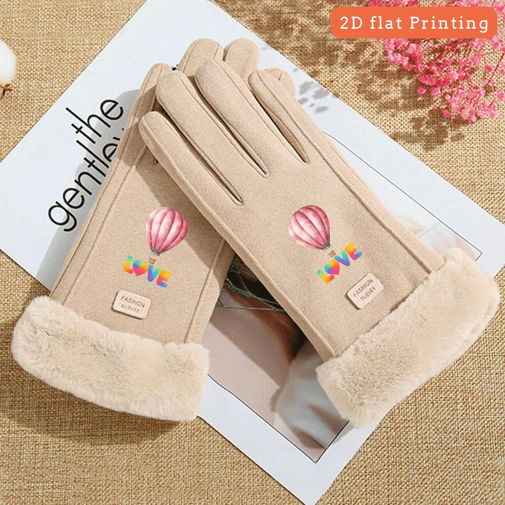 Wedding Thickened Warm Winter Gloves for Women