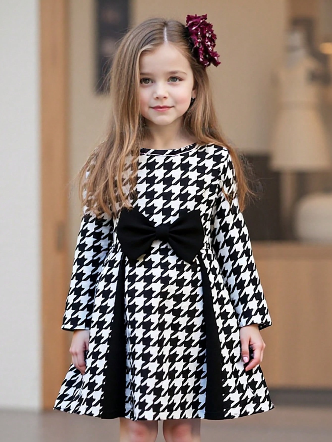 kids winter dresses for girls Casual Polyester Children's Dress For Kids 7-16 Years, Winter Wear, Women's  Style