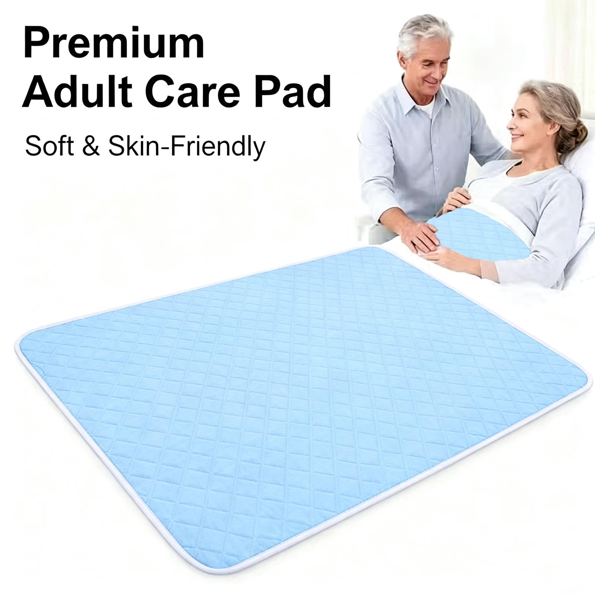 TEMU Extra Absorbent Washable - Reusable Waterproof I Pad For Adults, Elderly, Bed And Furniture Protection, 1 Pack