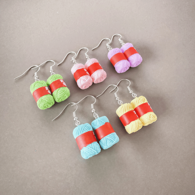 TEMU 5 Pairs Of Colorful And Creative Resin Ball-shaped Earrings, Cute And Elegant, , And The Of Jewelry For Women To Wear Or Give As Gifts In All .