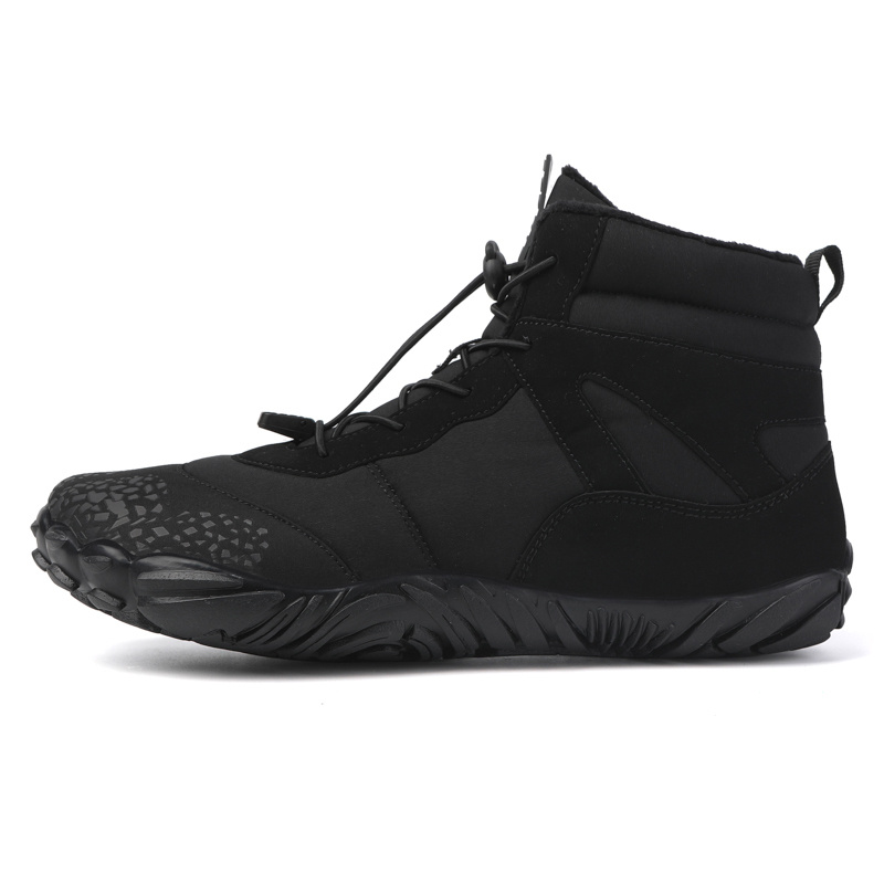 High-top Plush-lined Outdoor Snow Boots, Hiking Shoes