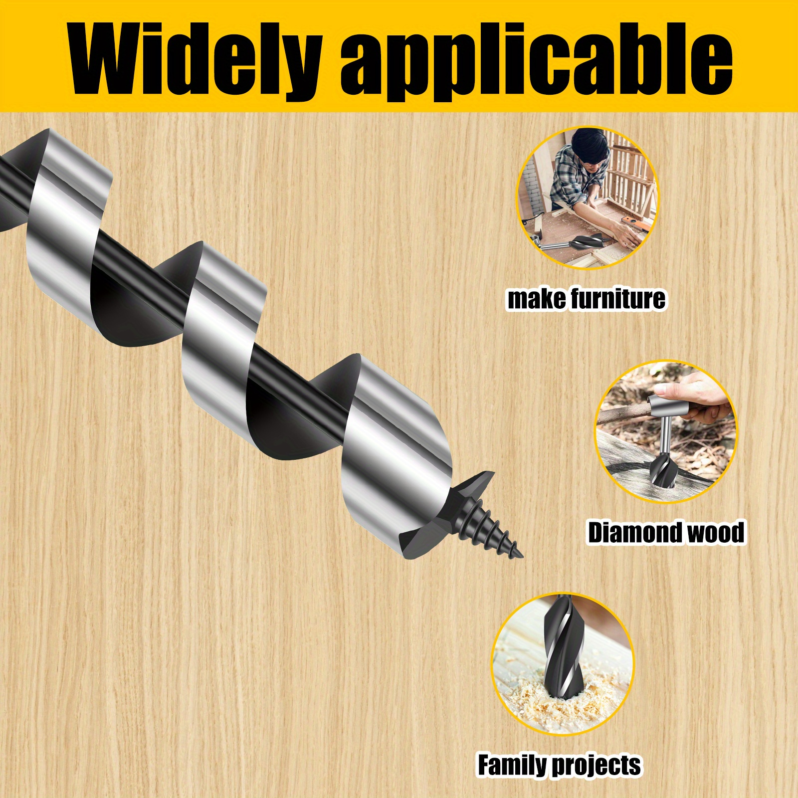 10 inch manual hand auger drill high carbon steel Temu