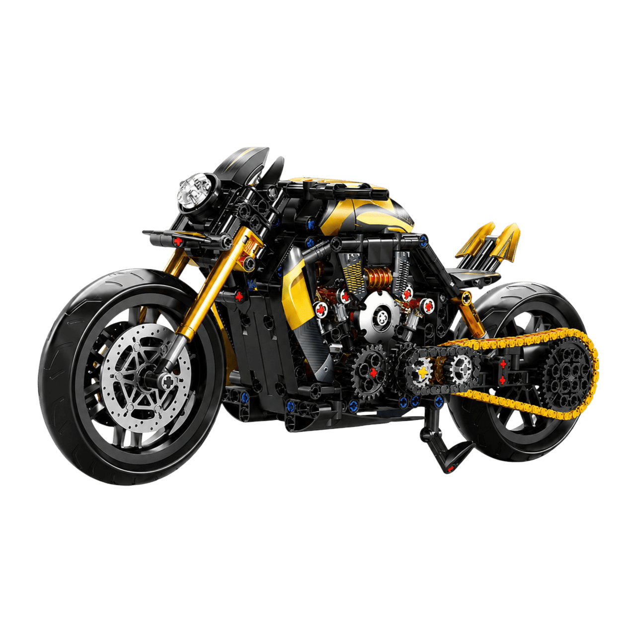 573pcs Motorcycle Detailed DIY Creative Building Blocks Toy Set