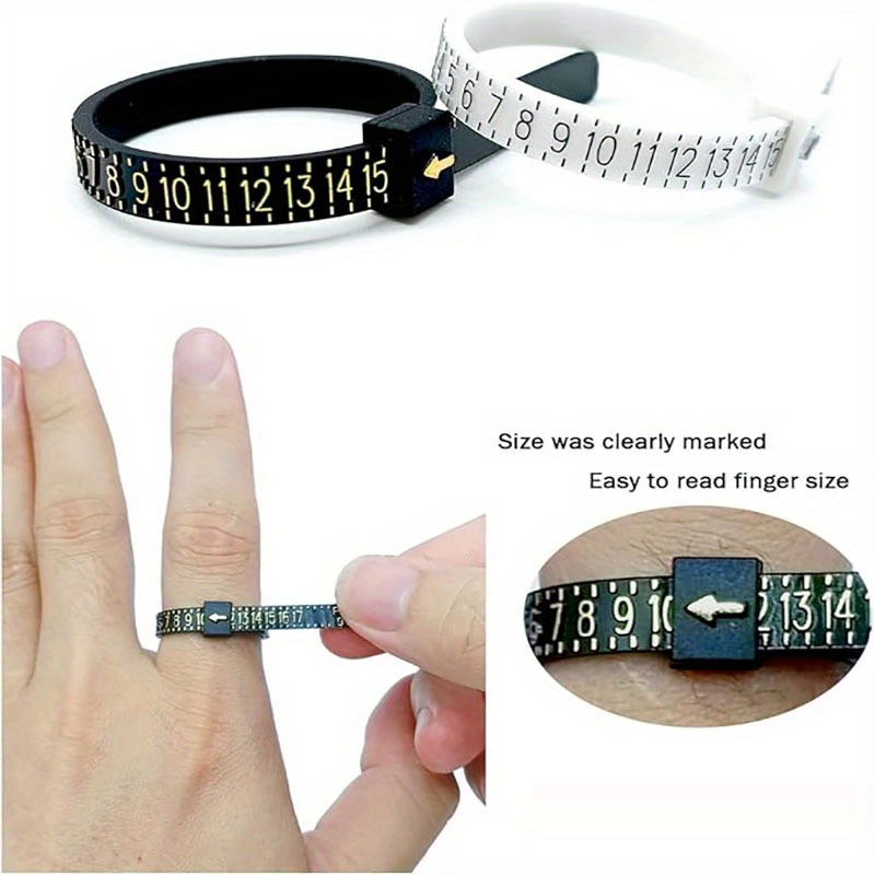 4pcs Ring Sizer Measuring Tool Set for Jewelry