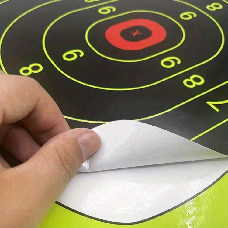 12x18 Inch Silhouette Splatter Targets - Bright Fluorescent Yellow Easily Seen On Impact When Hitting Target for BB Guns, Airguns, Rifles, Indoor And Outdoor Ranges (10/20/50/100 Packs)