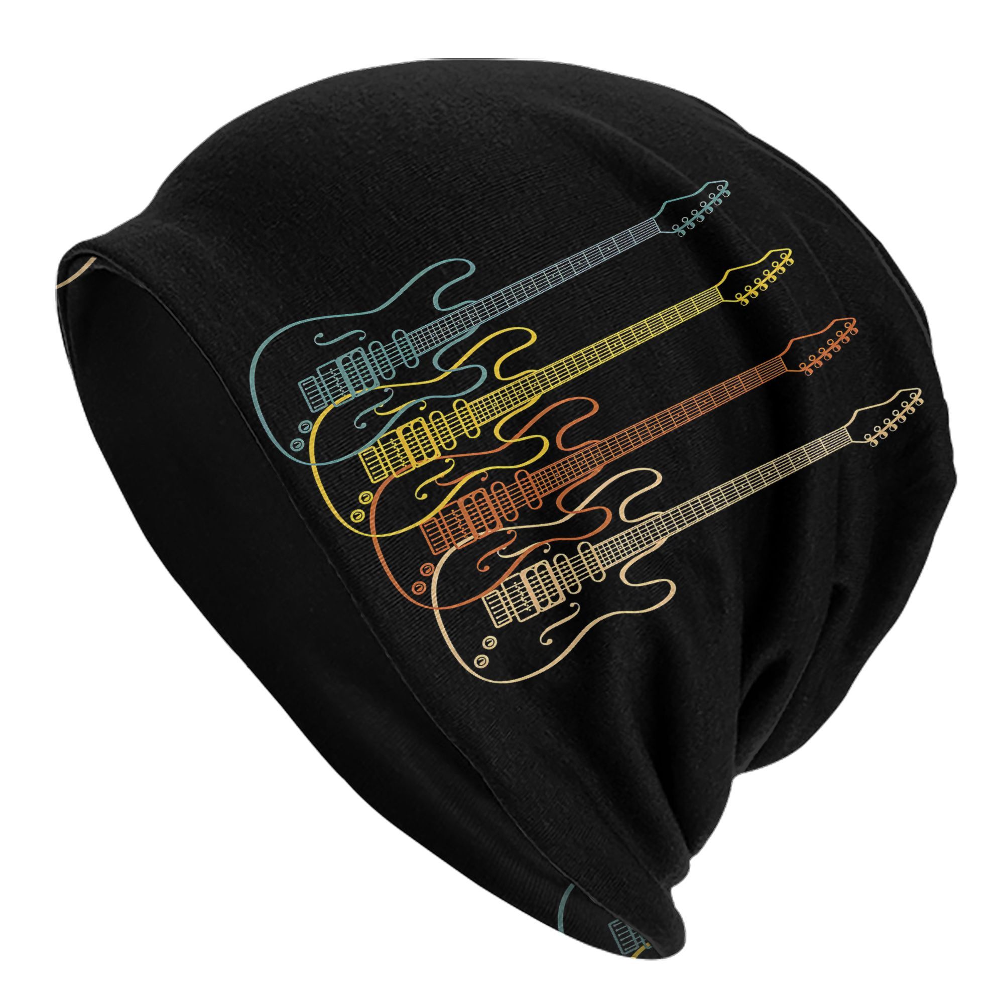 

1pc Guitar - Polyester & Elastane Knitted Turban For Chemotherapy Patients