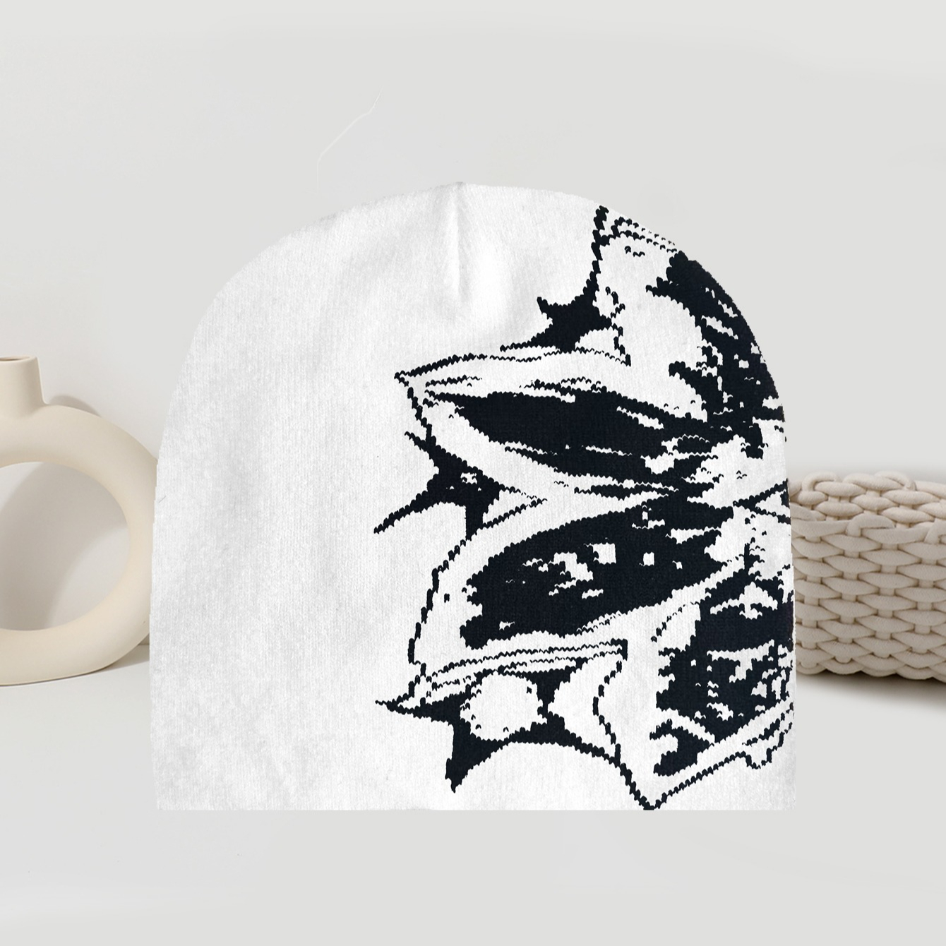 TEMU 1pc Y2k Fashion Hat, "flower" Design, Soft And Comfortable , Casual Holiday Additions, Suitable For Cold Weather, Ideal Gift For Men And Women,