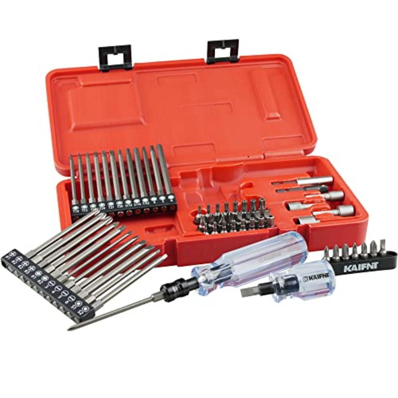 60pcs   professional screwdriver bit set with acetate ergonomic non-slip handles &   system - 4-inch heavy-duty power bits, impact-resistant case, s2 alloy steel construction for home, automotive, electronics repair - ideal for diy & professional mechanics (no power required), precision screwdriver set, tool set, screw driver set Product details 0
