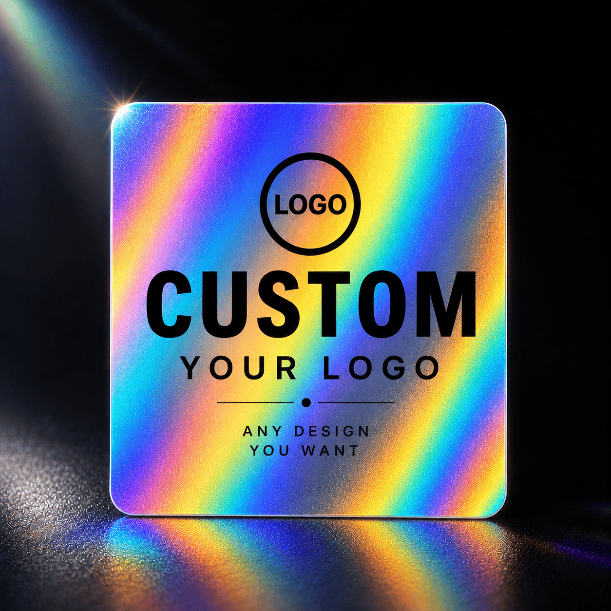 Personalized Custom Holographic Stickers, 3/4/5/6CM
