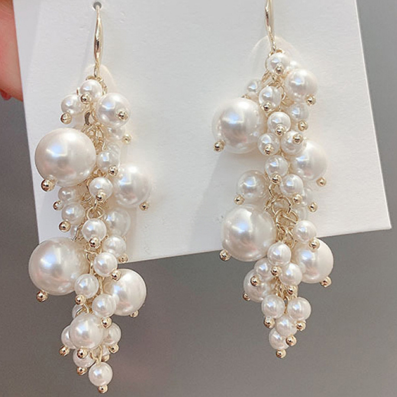TEMU 2pcs In 1 Set Of Fashionable And Elegant Pearl Earrings, Versatile Earrings For Daily Use Throughout The Year, For , The Best Additions For Parties, Banquets And Weddings