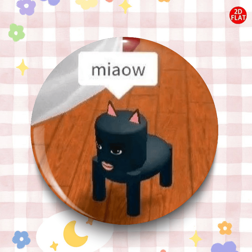 TEMU Black 2026 Latest Cartoon Anime Plastic Brooch/pin/badge (2d Flat), Suitable For Clothing, Hats, Backpacks And Other Small Additions - Fashion
