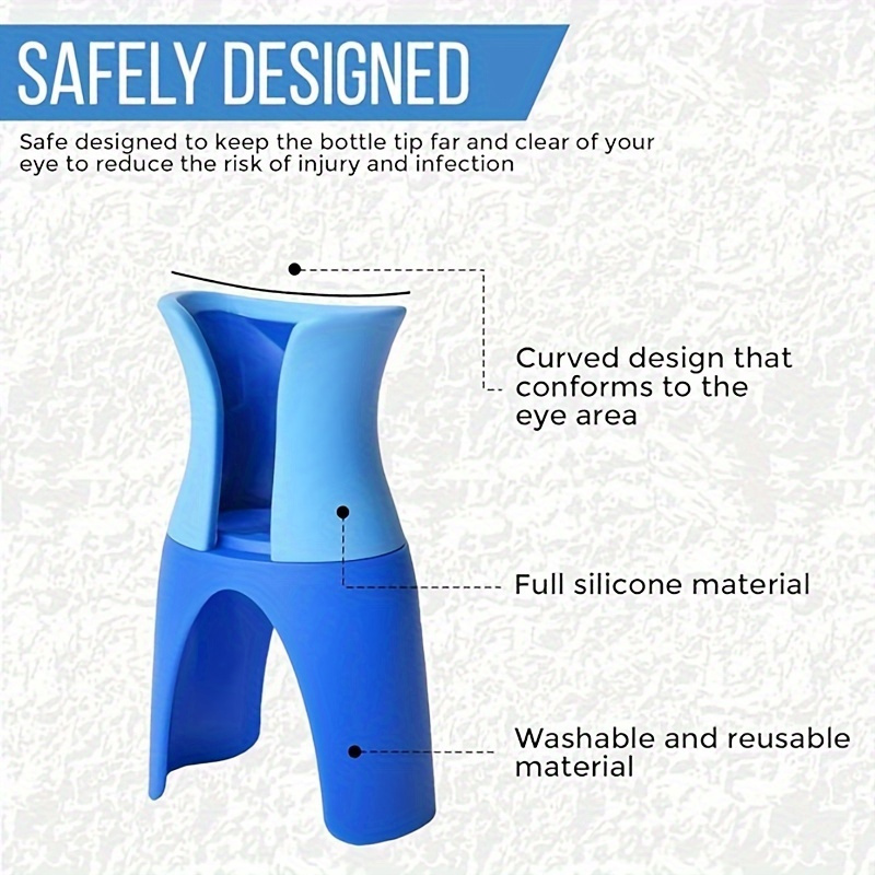  portable eye drop dispenser reusable fits most bottles ideal for seniors teens details 2