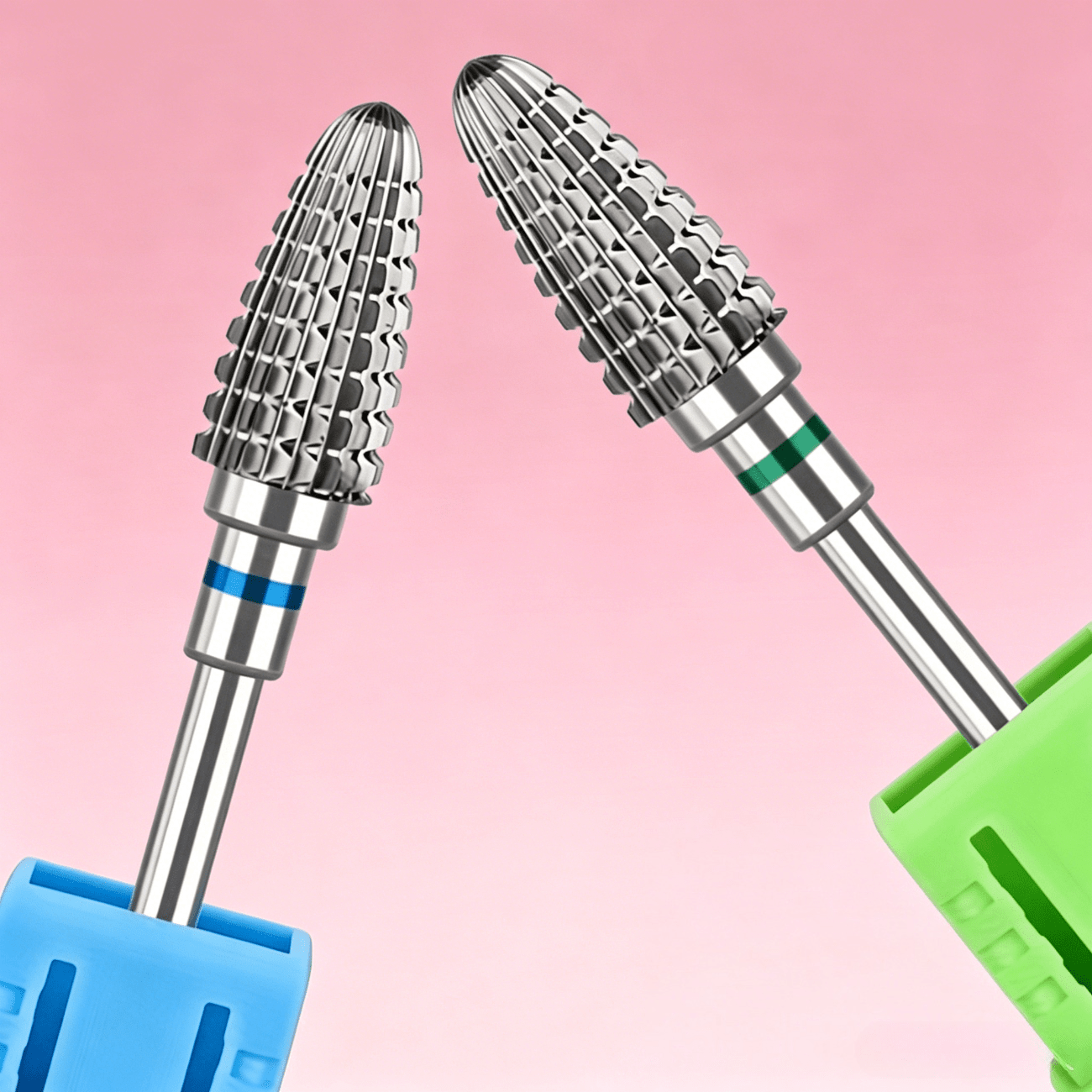 TEMU 2pcs Nail Drill Bits, Suitable For Acrylic And Gel Nails, Low Vibration And Heat Dissipation, Perfect Shaping, Polishing And Cuticle Removal,