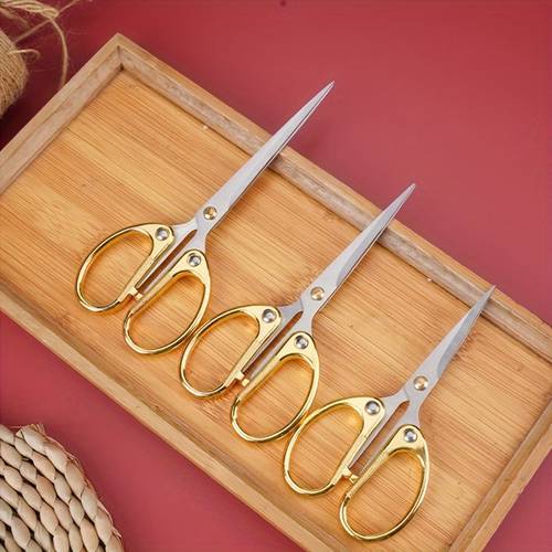 set of 3 stainless steel scissors durable multifunctional office and craft scissors suitable for and sewing perfect christmas and halloween gift essential for crafting ergonomic handles