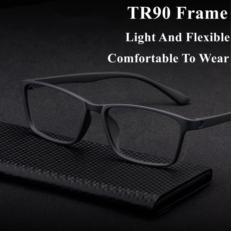 

Tr90 Square Frame Glasses - Comfortable, Anti-blue Light Computer Eyewear For