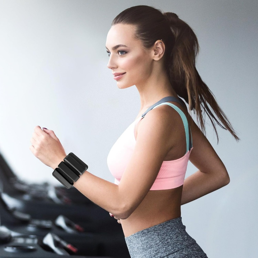 TEMU Youyijia Adjustable Wrist Weights, 2pcs (1lb Each) Ankle & Wrist Weights For , Wearable Weight Straps, Pilates Weights Running Swimming Weights